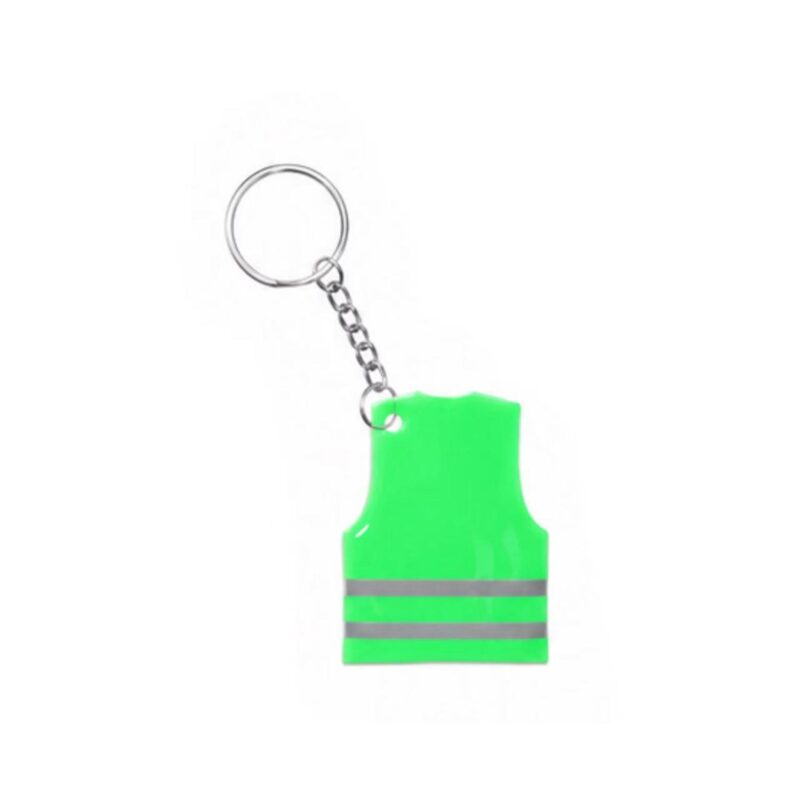 Custom Pvc Reflective Safety Vest Keychain - 8