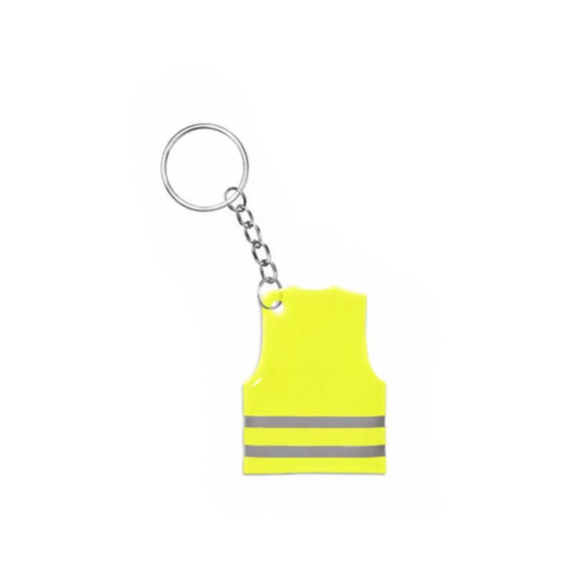 Custom Pvc Reflective Safety Vest Keychain - 9