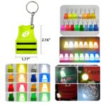 Custom Reflective Safety Vest Keychain