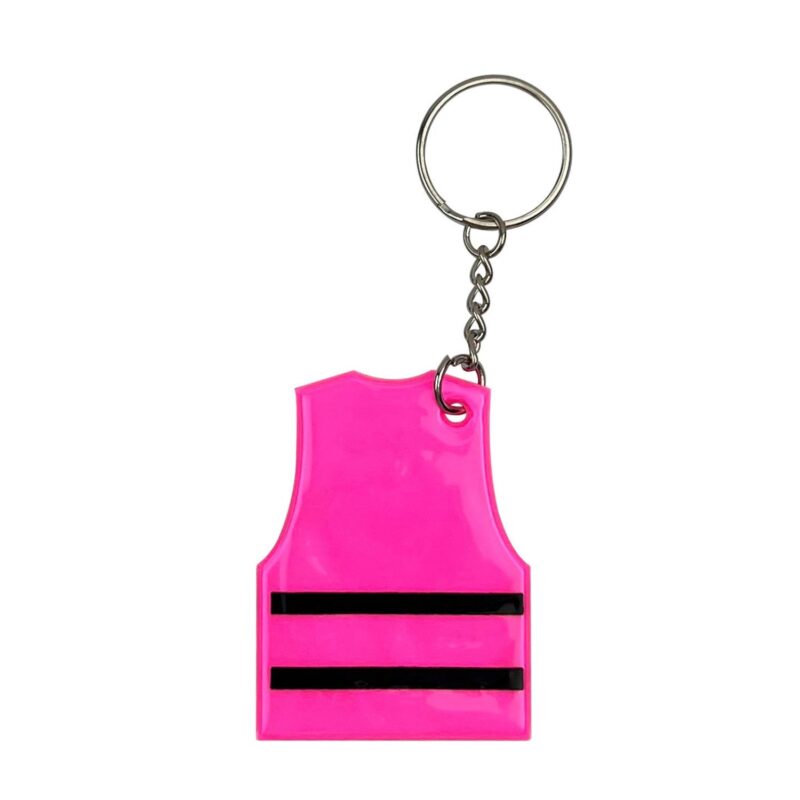 Custom Reflective Safety Vest Keychain - 8