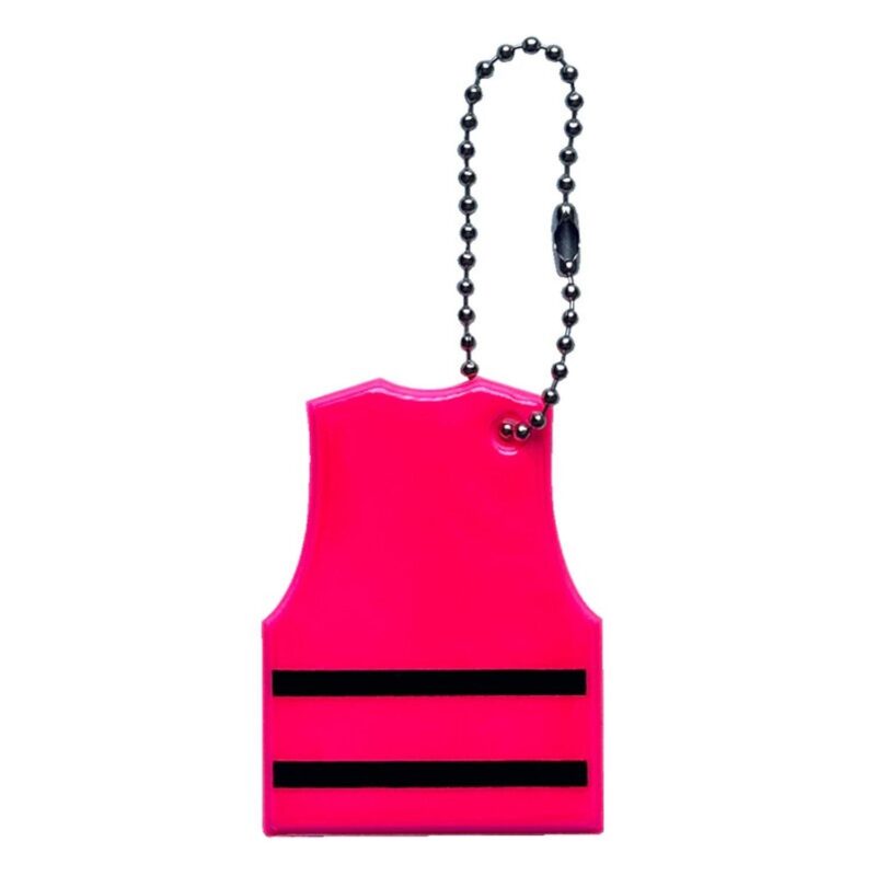Custom Reflective Safety Vest Keytag - 6