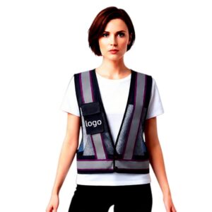 Custom Unisex Reflective Safety Vest High Visibility Work