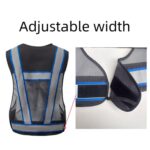 Custom Unisex Reflective Safety Vest High Visibility Work - 5
