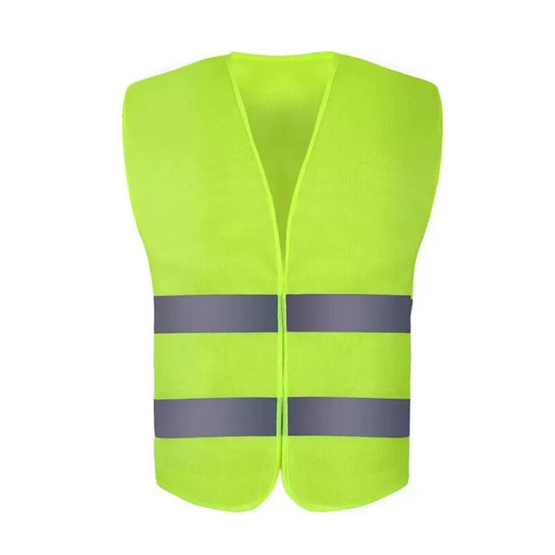 Custom Zipper Reflective Safety Vest - 6