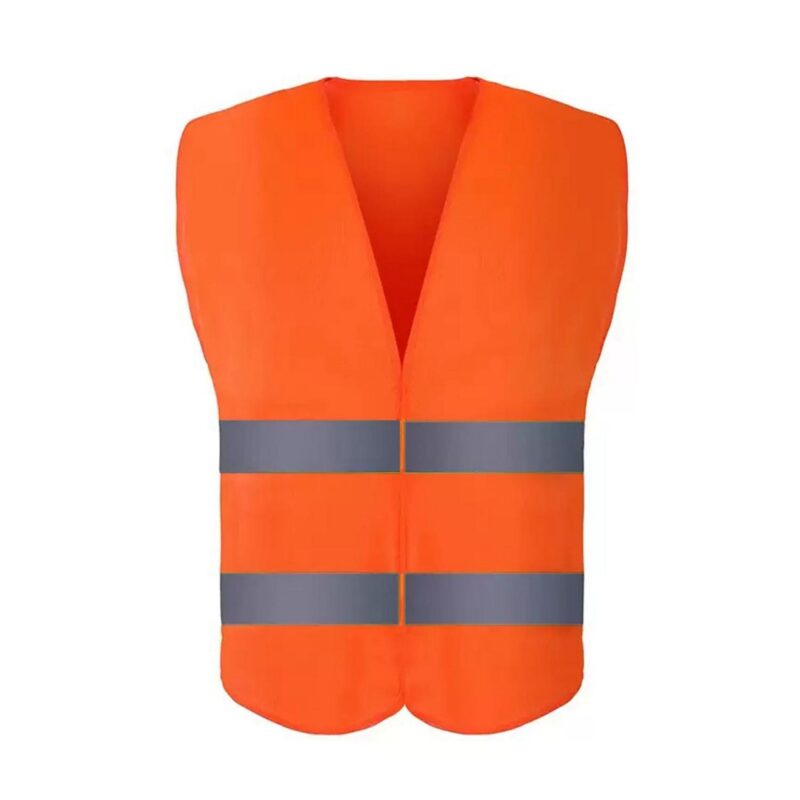 Custom Zipper Reflective Safety Vest - 7