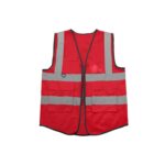Custom High Visibility Reflective Safety Vest With Multiple Pockets - 2