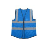 Custom High Visibility Reflective Safety Vest With Multiple Pockets - 5