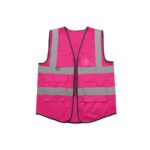 Custom High Visibility Reflective Safety Vest With Multiple Pockets - 6