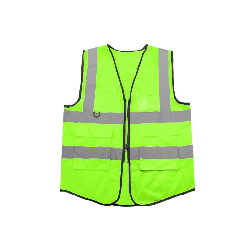 Custom High Visibility Reflective Safety Vest With Multiple Pockets - 8