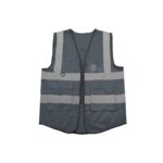Custom High Visibility Reflective Safety Vest With Multiple Pockets - 9