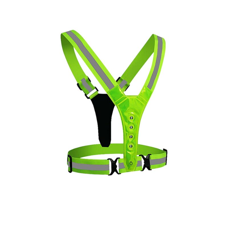 Custom Full-Coverage Led Reflective Safety Vest With Storage Pocke - 2
