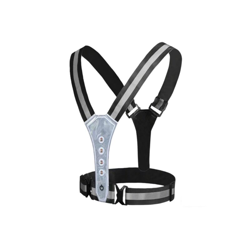 Custom Full-Coverage Led Reflective Safety Vest With Storage Pocke - 4