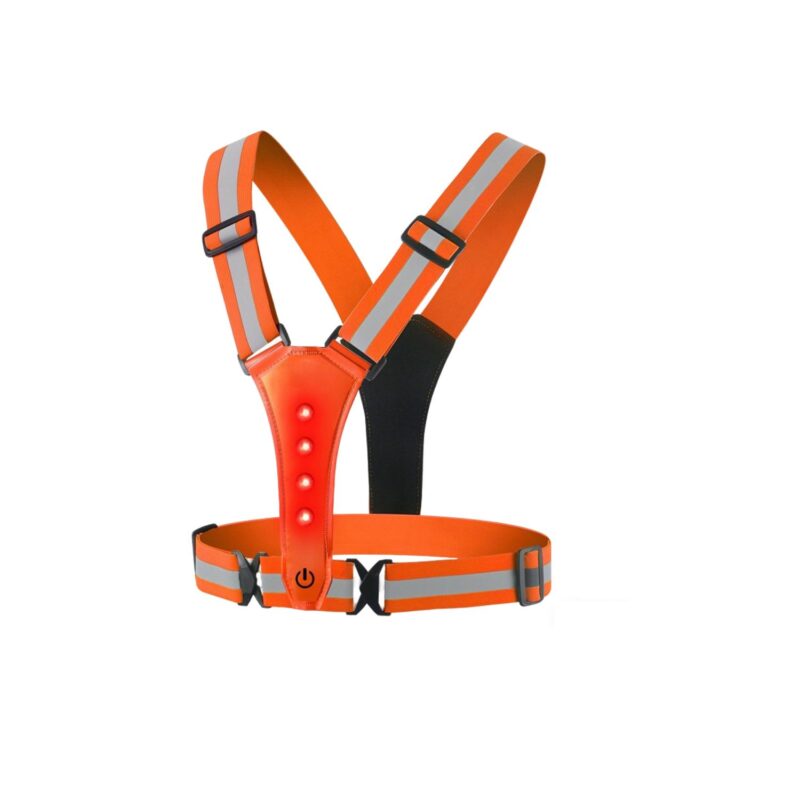 Custom Full-Coverage Led Reflective Safety Vest With Storage Pocke - 5