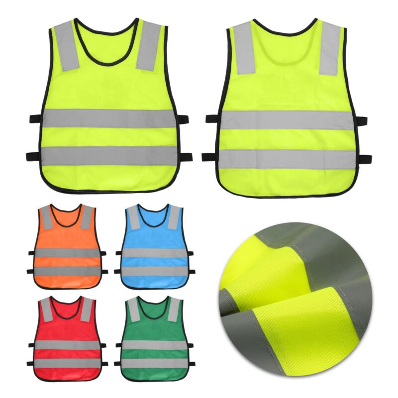 Custom Kids High Visibility Reflective Safety Vest - 1