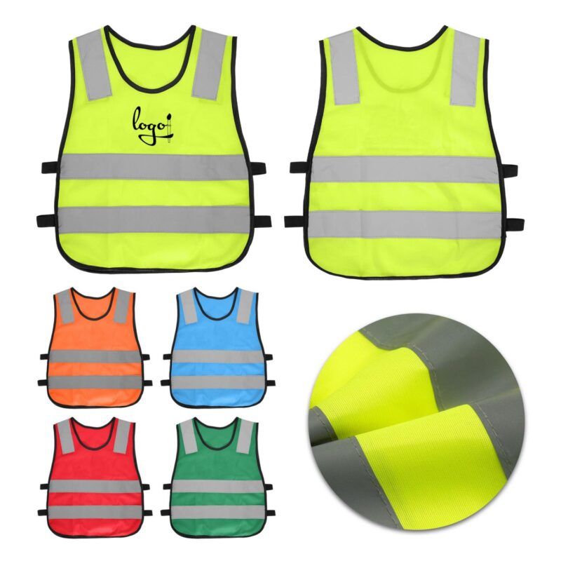 Custom Kids High Visibility Reflective Safety Vest