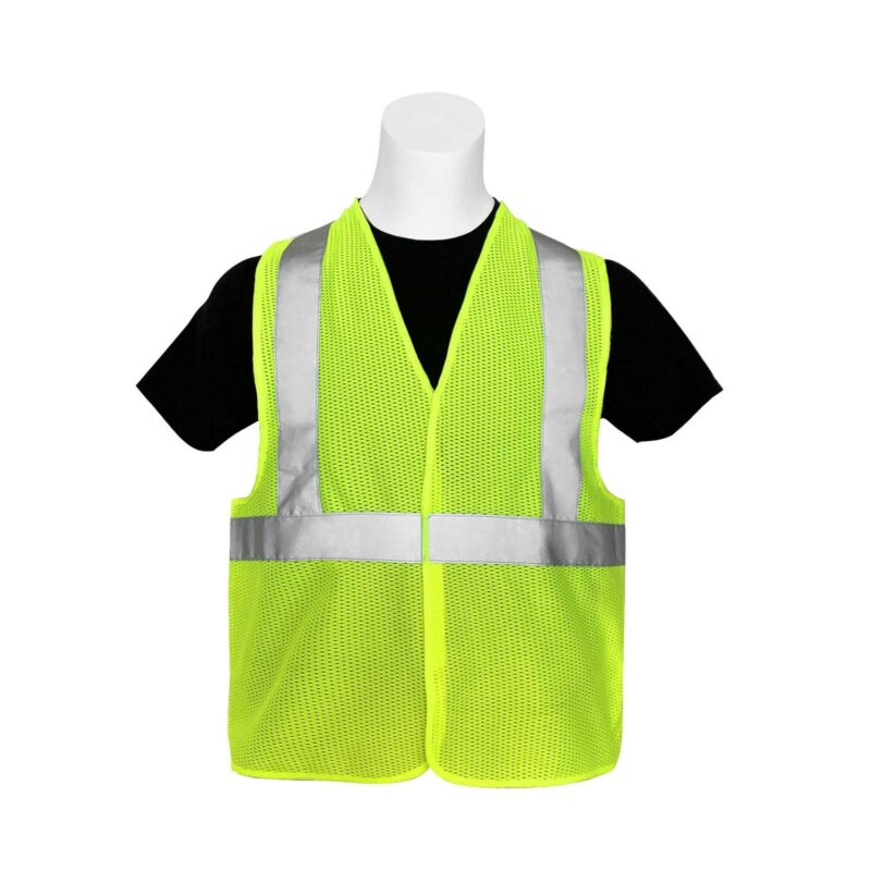Custom M-4XL Breathable Polyester Mesh Reflective Safety Vest - 1