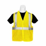 Custom M-4XL Breathable Polyester Mesh Reflective Safety Vest - 3