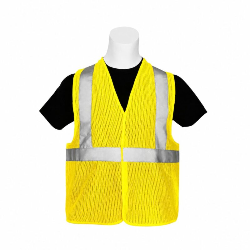 Custom M-4XL Breathable Polyester Mesh Reflective Safety Vest - 3