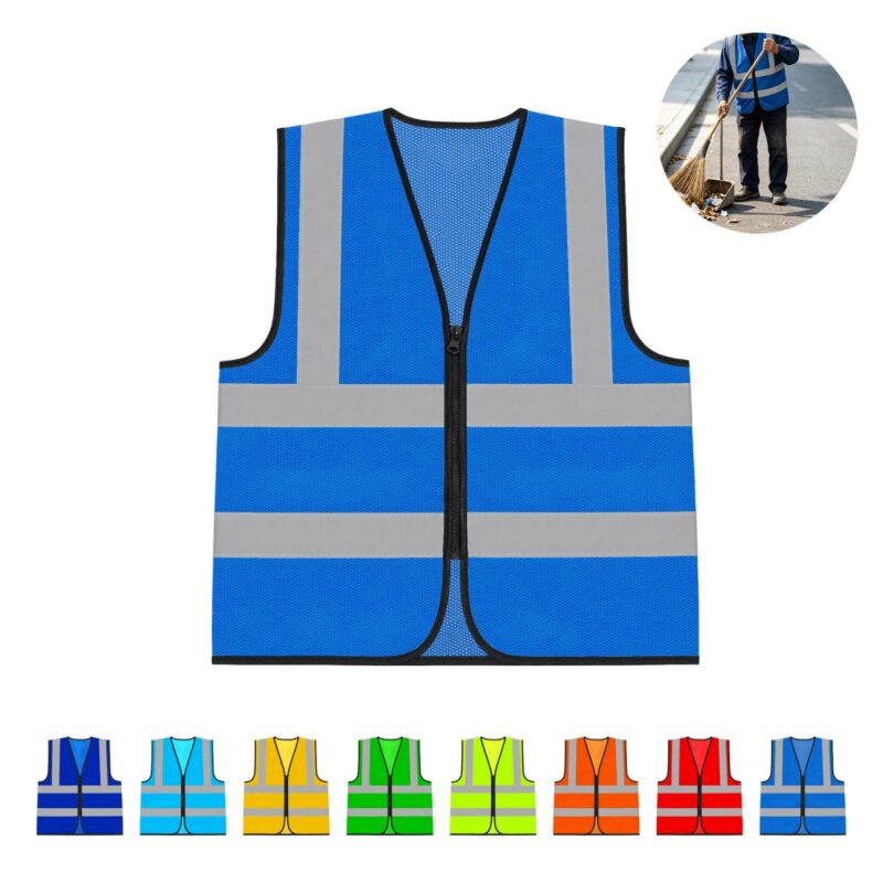Custom Mesh Reflective Safety Vest - 1
