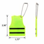 Custom PVC Reflective Safety Vest Keychain - 1