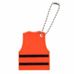 Custom PVC Reflective Safety Vest Keychain - 3