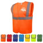 Custom Polyester Mesh Hi Vis Reflective Safety Vest