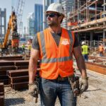 Custom Polyester Mesh Hi Vis Reflective Safety Vest - 3