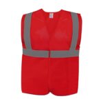 Custom Polyester Mesh Hi Vis Reflective Safety Vest - 6