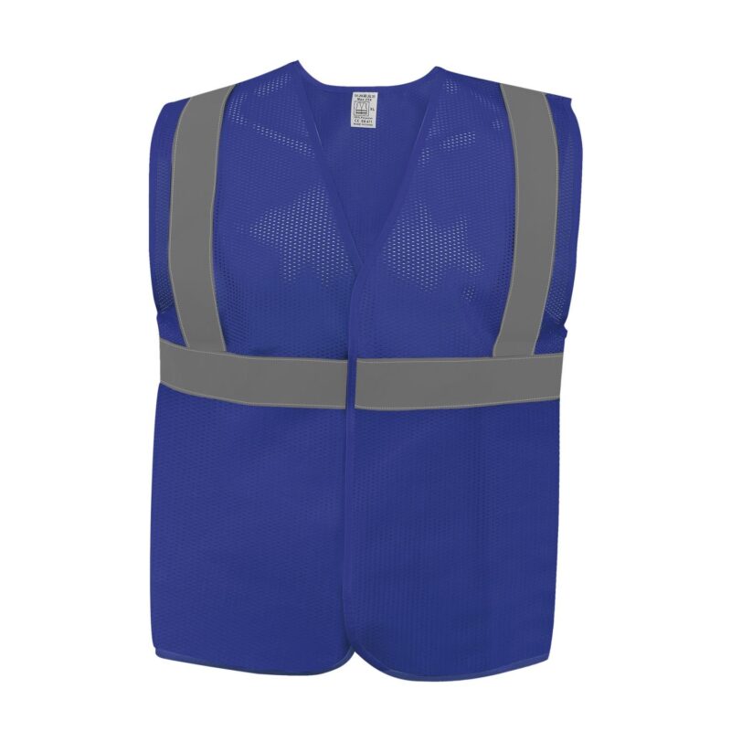 Custom Polyester Mesh Hi Vis Reflective Safety Vest - 7
