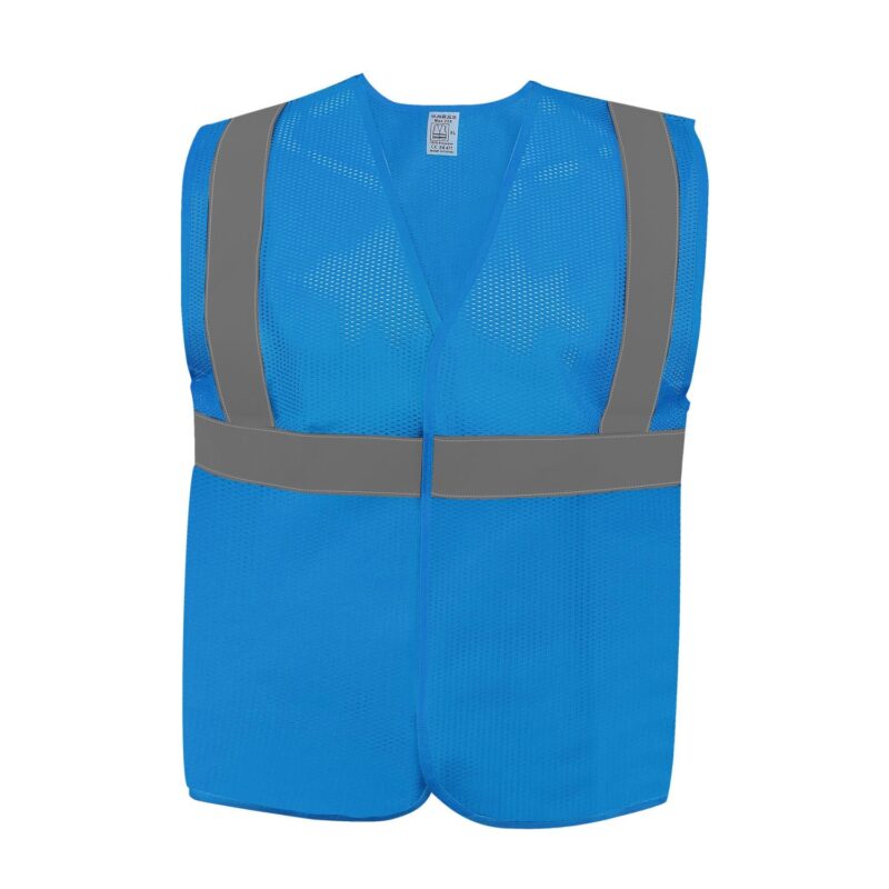 Custom Polyester Mesh Hi Vis Reflective Safety Vest - 8