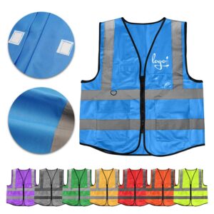 Custom Printed Hi Vis Reflective Safety Vest
